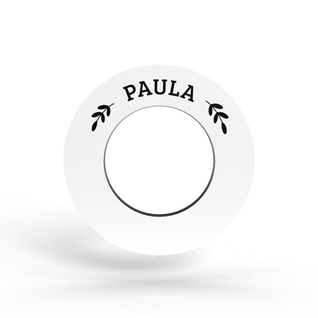argola para guardanapos em branco