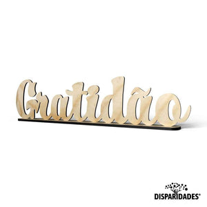 Base Decorativa Gratidão,Acessórios Decorativos,Base decorativa em madeira de pinho Base Decorativa Gratidão,Acessórios Decorativos,Base decorativa em madeira de pinho