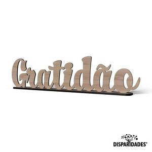 Base Decorativa Gratidão,Acessórios Decorativos,Base decorativa em madeira de carvalho Base Decorativa Gratidão,Acessórios Decorativos,Base decorativa em madeira de carvalho