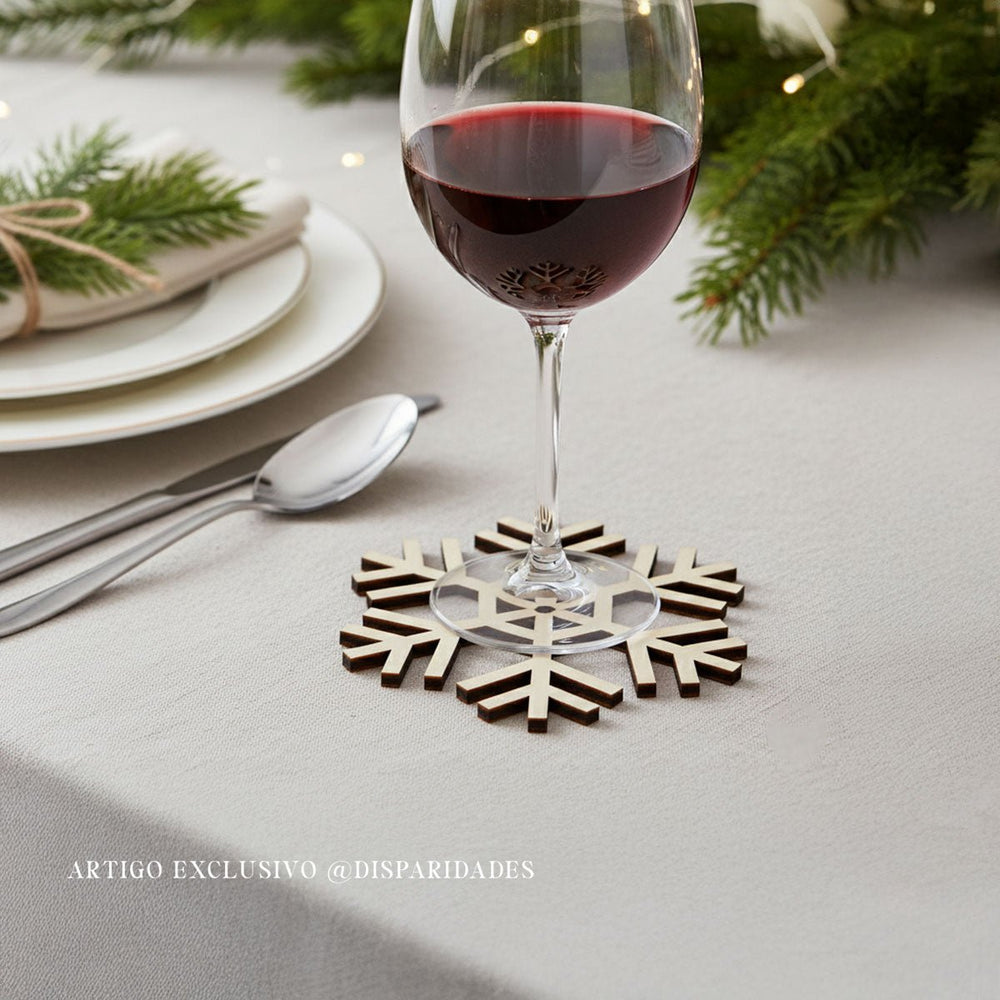 "Snowflake" coaster