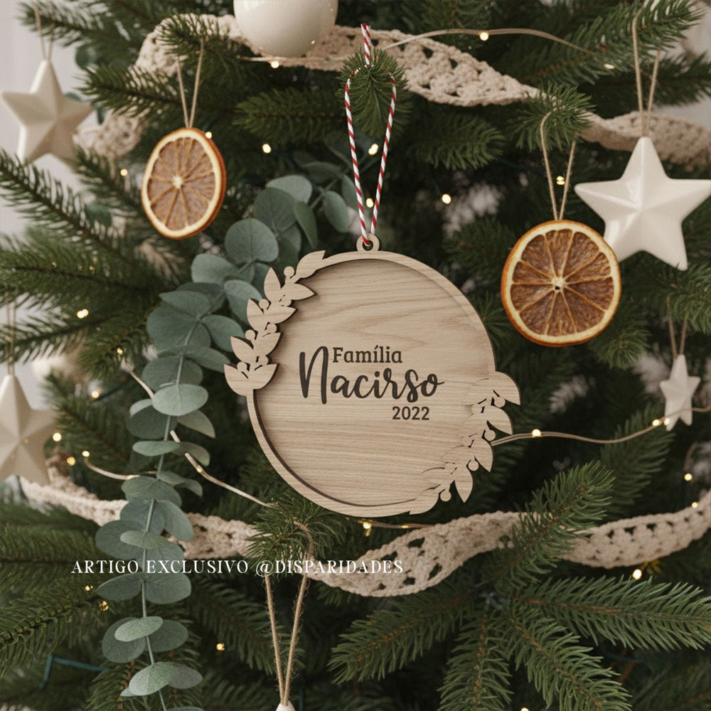 Bay Leaf Christmas Ball