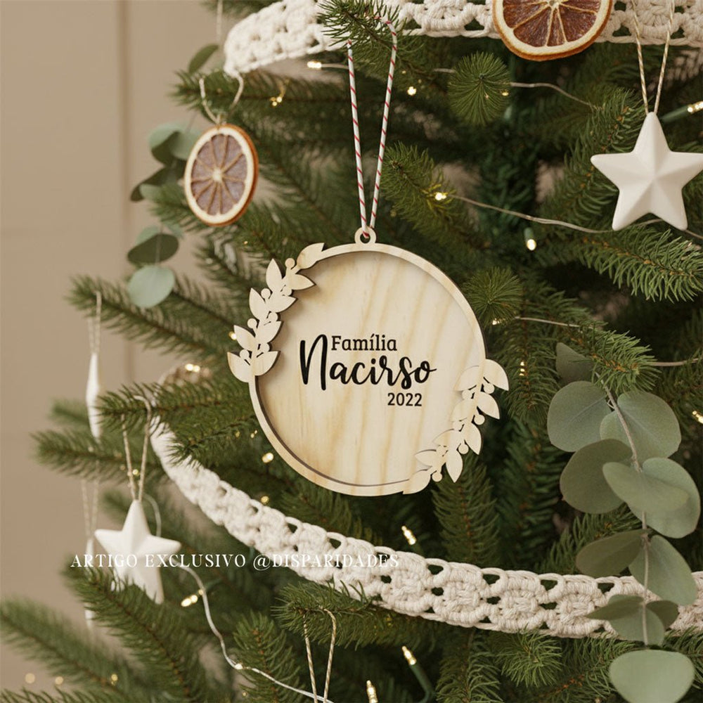 Bay Leaf Christmas Ball