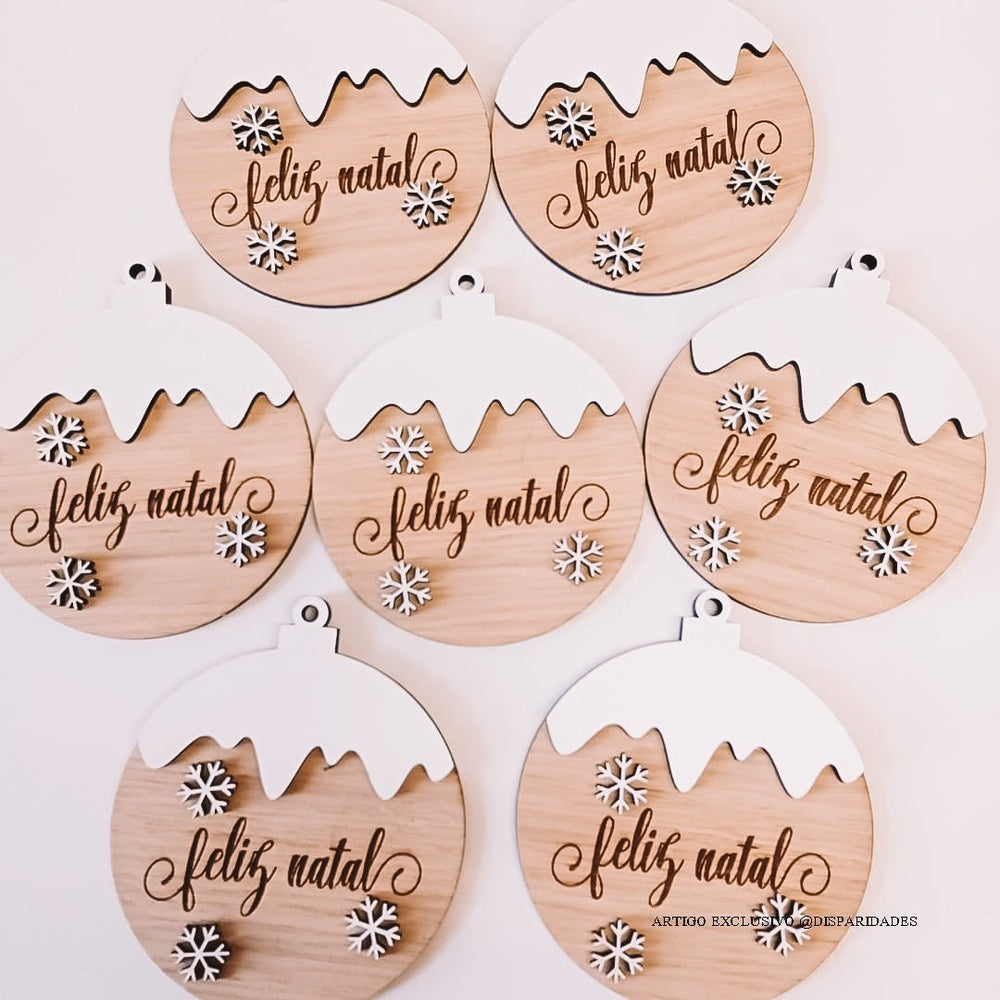 Christmas ball "Neve na Serra" - Personalized