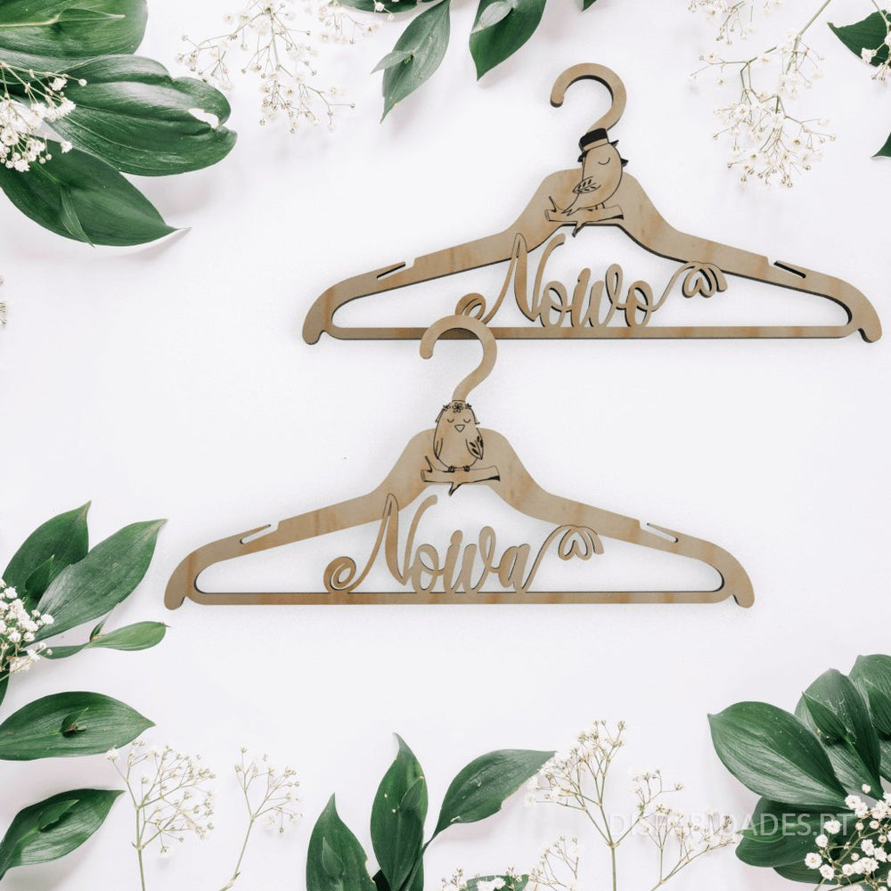 Hanger for Grooms 'Passarinhos Apaixonados'