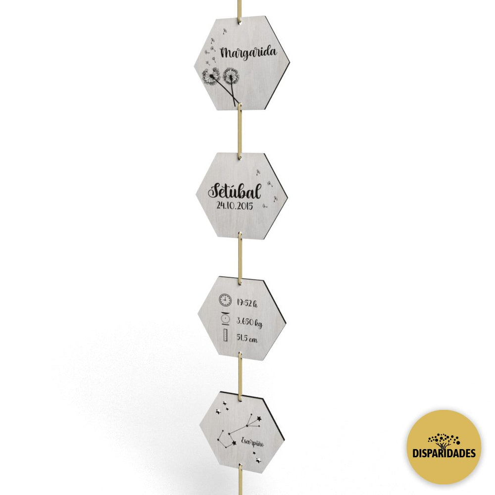 Caça Sonhos Milestones Dente de Leão em mdf branco, decoração, decoração infantil