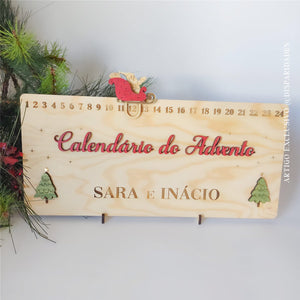 Calendario de Adviento en Trineo Calendario de Adviento en Trineo