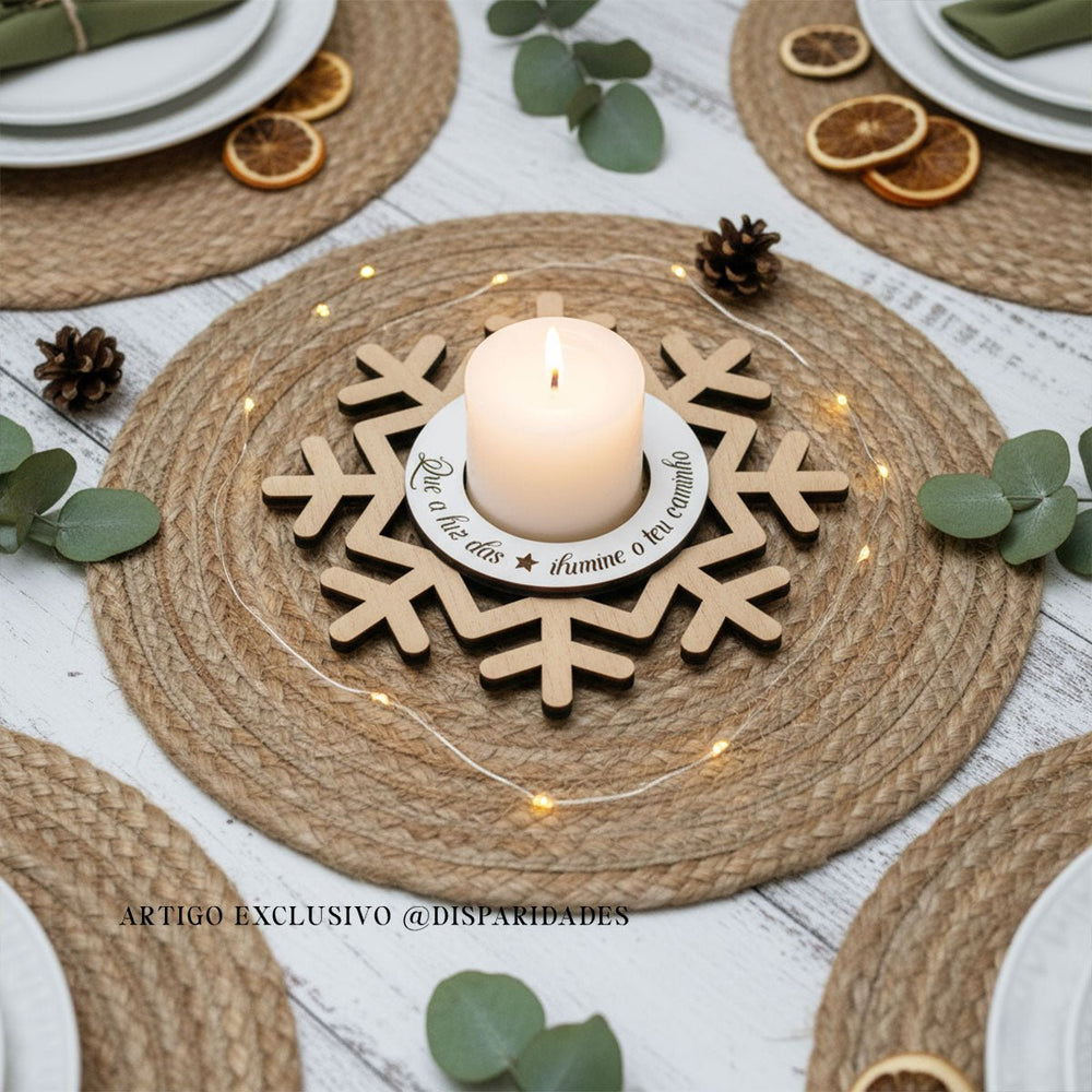 Candelero Estrella de Nieve Traditions