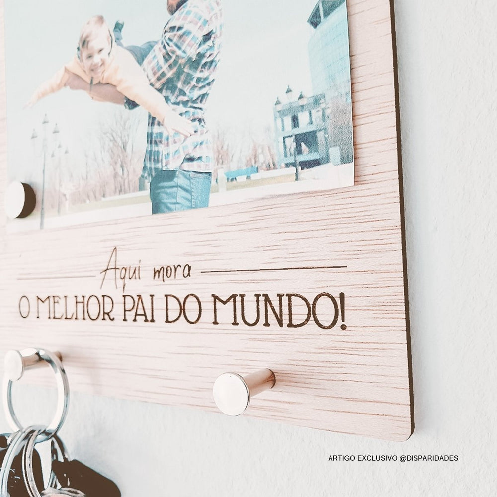 Llavero con marco de fotos personalizado