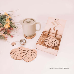Kit de Té de Madera - VerdeZen Kit de Té de Madera - VerdeZen