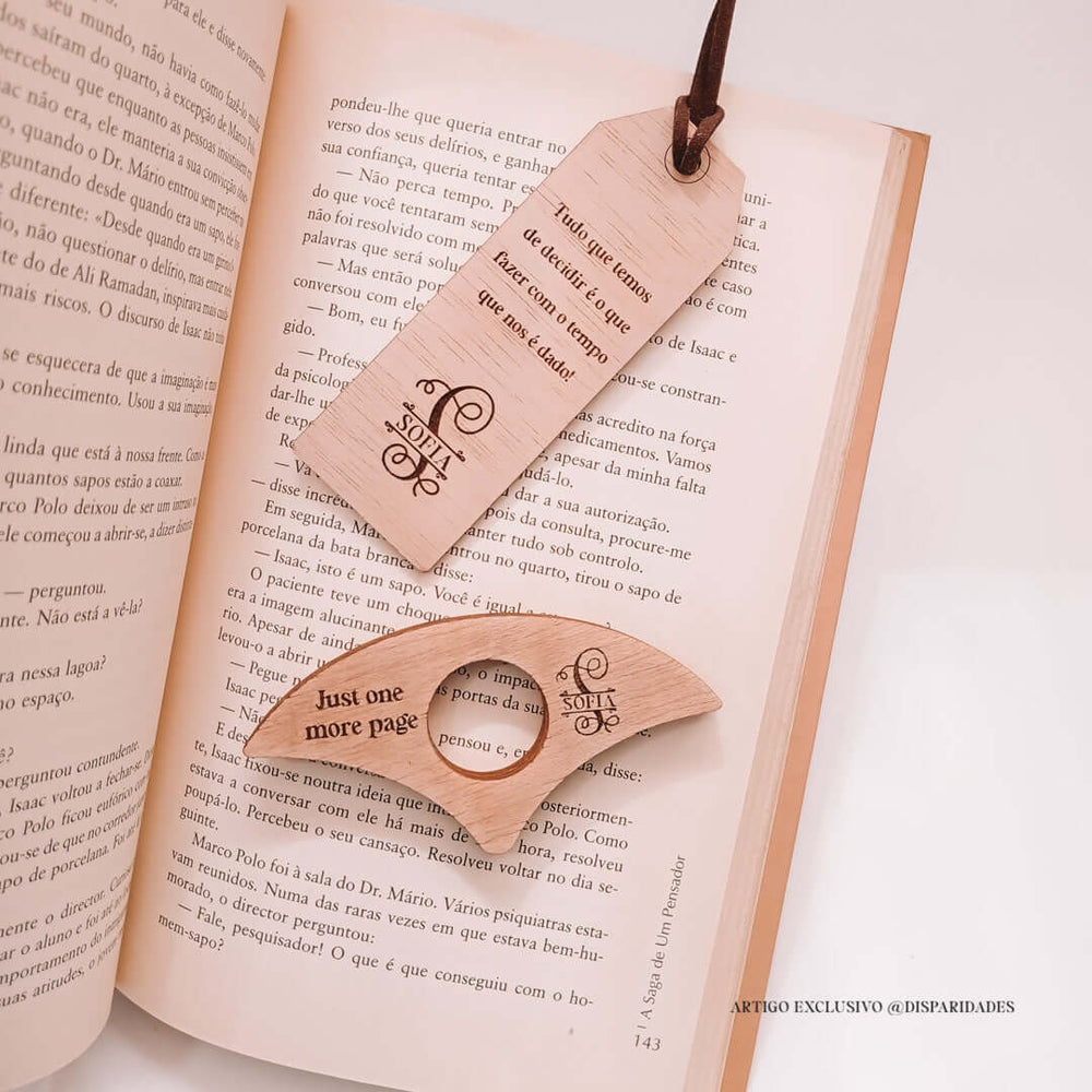 Kit de Leitura em Madeira | Lirelle