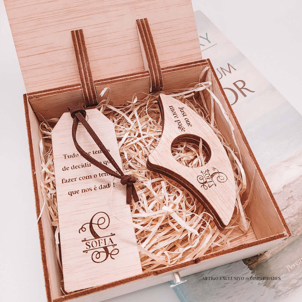 Kit de Leitura em Madeira | Lirelle
