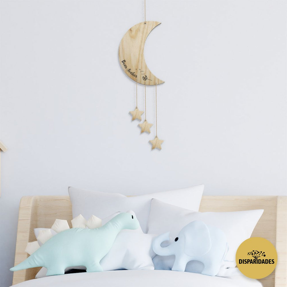 Moon and Stars for Wall 'Dandelion'