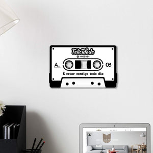 Painel decorativo 'Cassete Spotify'-Produção própria-Cor_Carvalho e Branco,Cor_Preto e Branco,Cor_Preto e Carvalho,Decoração de parede,Dia dos namorados,Painel Decorativo Cassete Spotify Painel decorativo 'Cassete Spotify'-Produção própria-Cor_Carvalho e Branco,Cor_Preto e Branco,Cor_Preto e Carvalho,Decoração de parede,Dia dos namorados,Painel Decorativo Cassete Spotify