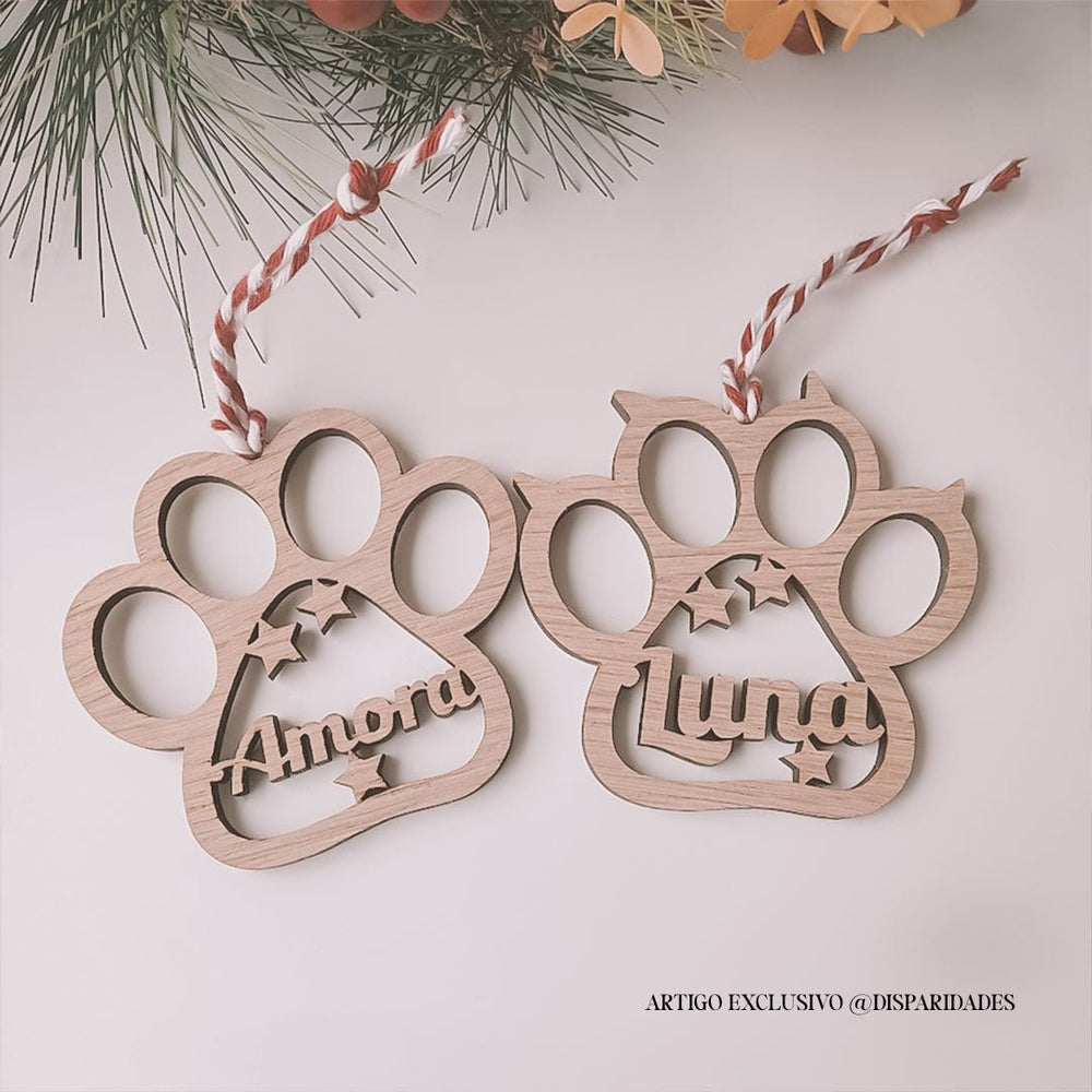 Personalized Christmas Pendant "Patinha"