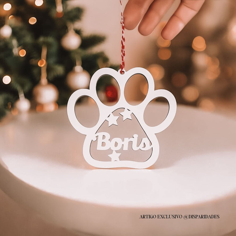 Personalized Christmas Pendant "Patinha"