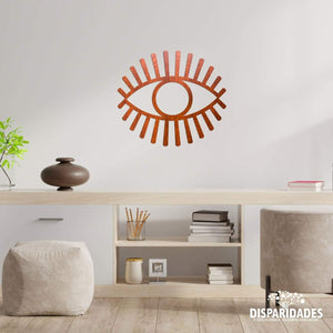 Placa "Olho Grego"-Produção própria-Cor_Branco,Cor_Carvalho,Cor_Carvalho (natural),Cor_Cinza,Cor_Mogno,Cor_Pinho (natural),Cor_Preto,Cor_wenge,Decoração de parede Placa "Olho Grego"-Produção própria-Cor_Branco,Cor_Carvalho,Cor_Carvalho (natural),Cor_Cinza,Cor_Mogno,Cor_Pinho (natural),Cor_Preto,Cor_wenge,Decoração de parede