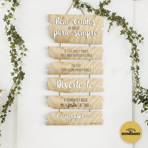 Welcome Placard Welcome to Ours Forever Welcome Placard Welcome to Ours Forever