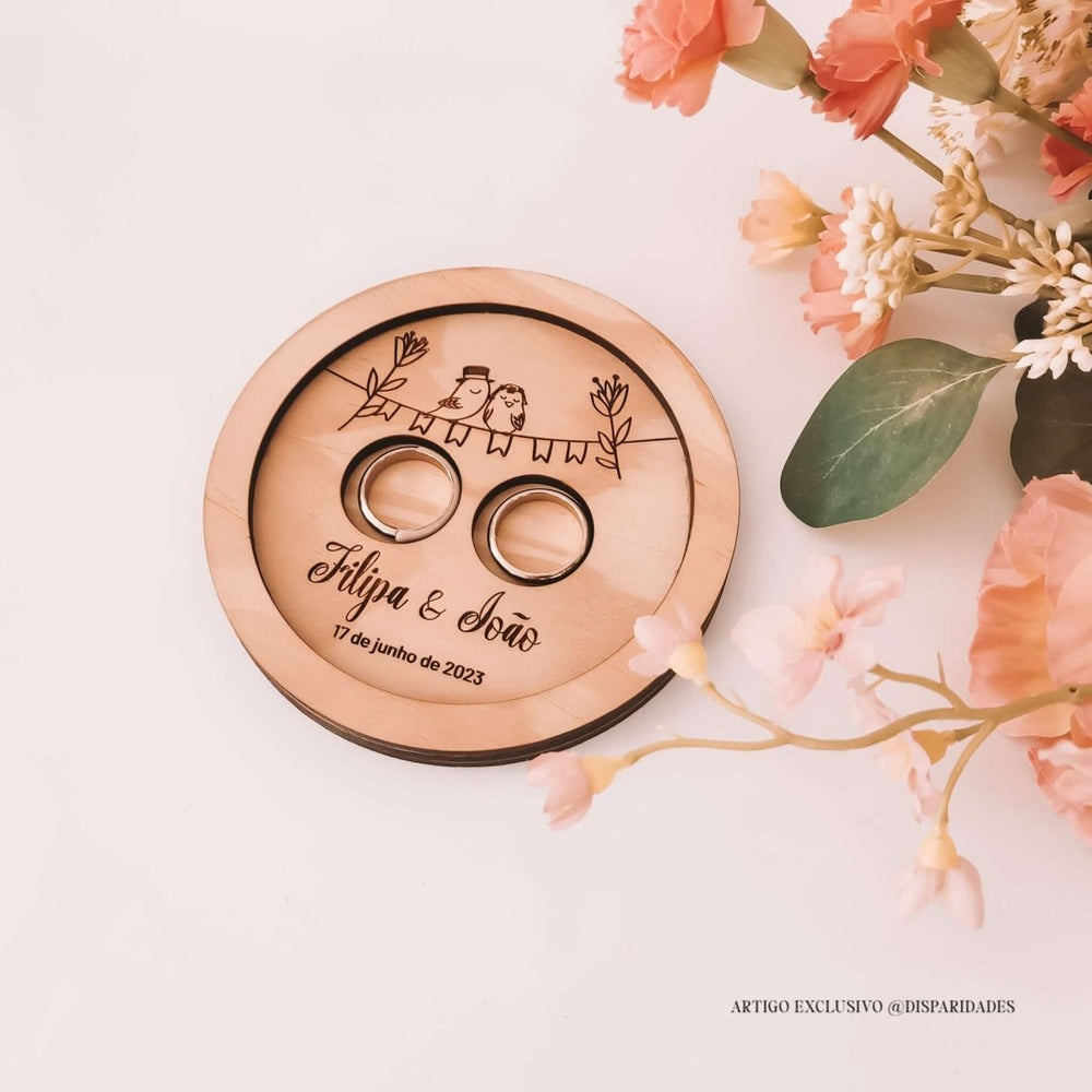 Ring holder 'Passarinhos Apaixonados'