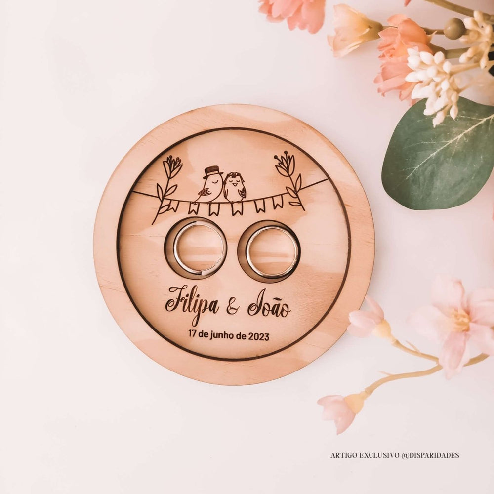 Ring holder 'Passarinhos Apaixonados'