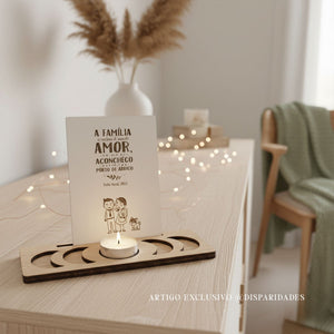 'Moon' candle holder 'Moon' candle holder