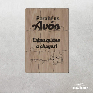 Puzzle Mensagem Surpresa-Disparidades-Cor_Carvalho (natural),Cor_Pinho (natural) Puzzle Mensagem Surpresa-Disparidades-Cor_Carvalho (natural),Cor_Pinho (natural)