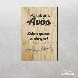 Puzzle Mensagem Surpresa-Disparidades-Cor_Carvalho (natural),Cor_Pinho (natural) Puzzle Mensagem Surpresa-Disparidades-Cor_Carvalho (natural),Cor_Pinho (natural)
