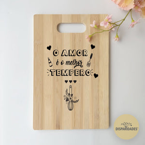Tabla de cortar de bambú - Personalizada Tabla de cortar de bambú - Personalizada