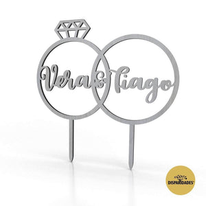 Topo de bolo "Alianças"-Disparidades-alinaça,casamento,Cor_Branco,Cor_Carvalho,Cor_Pinho,Cor_Preto,Cor_Verde,Cor_Vermelho,decoração festas,topo bolo,topo de bolo para casamento Topo de bolo "Alianças"-Disparidades-alinaça,casamento,Cor_Branco,Cor_Carvalho,Cor_Pinho,Cor_Preto,Cor_Verde,Cor_Vermelho,decoração festas,topo bolo,topo de bolo para casamento