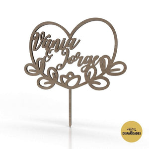 Topo de bolo 'Coração'-Disparidades-casamento,Cor_Branco,Cor_Carvalho,Cor_Pinho,Cor_Preto,cor_verde,Cor_vermelho,coração,Decoração Casamento,folhas,Topo de bolo casamento,topo de bolo para casamento Topo de bolo 'Coração'-Disparidades-casamento,Cor_Branco,Cor_Carvalho,Cor_Pinho,Cor_Preto,cor_verde,Cor_vermelho,coração,Decoração Casamento,folhas,Topo de bolo casamento,topo de bolo para casamento