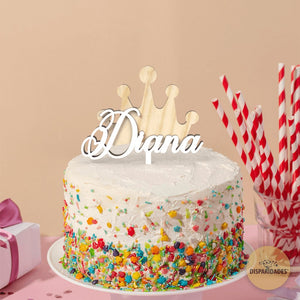 Crown Cake Topper Crown Cake Topper