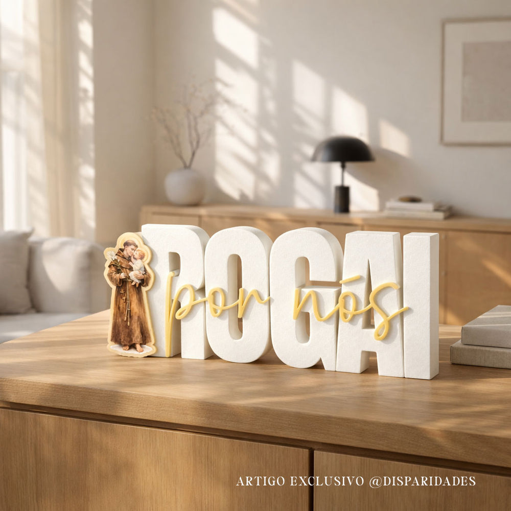 Placa Decorativa | Rogai Por Nós - Santo António