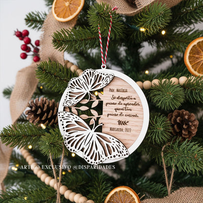 Bola de Navidad Mariposa - Colección Bosque Encantado