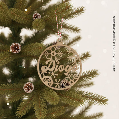 Bola de Navidad 'Copos de Nieve'