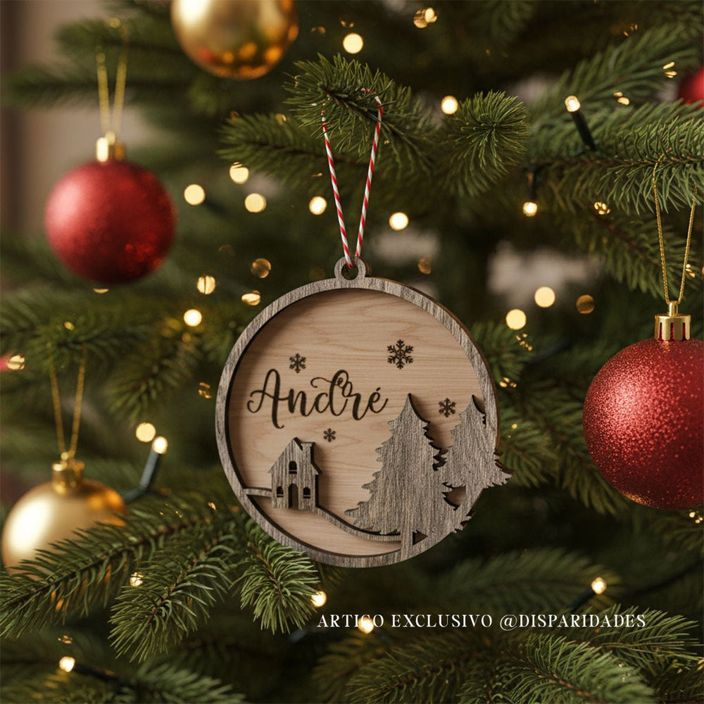 Bola de Natal Personalizada 'Serra'