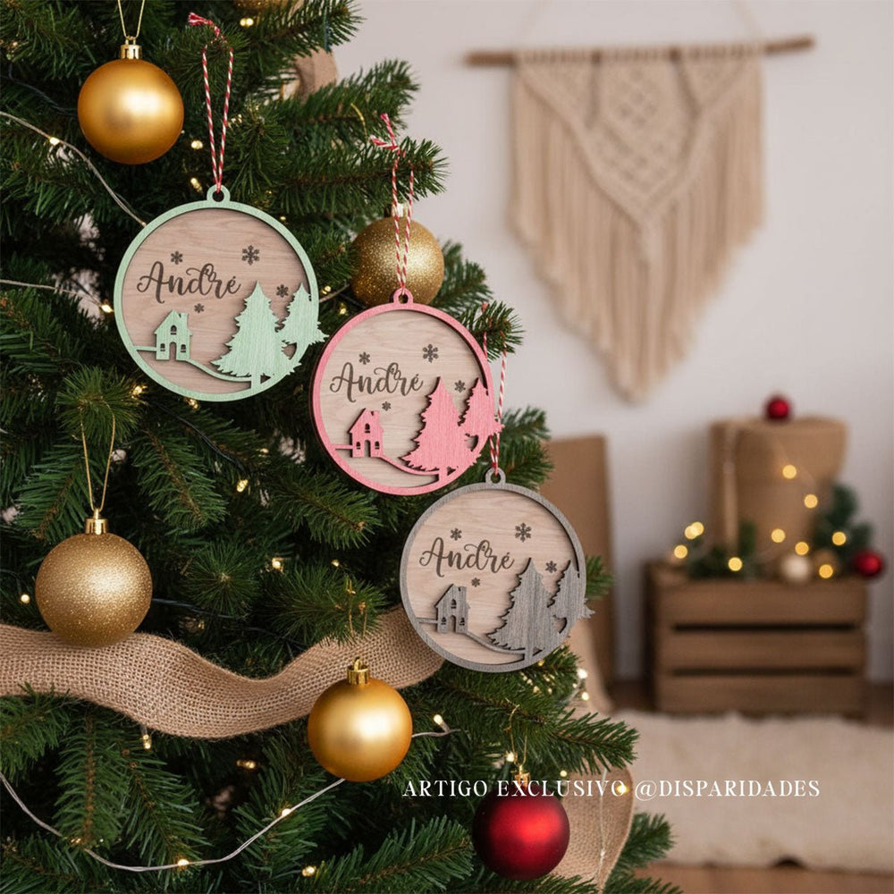 Bola de Natal Personalizada 'Serra'