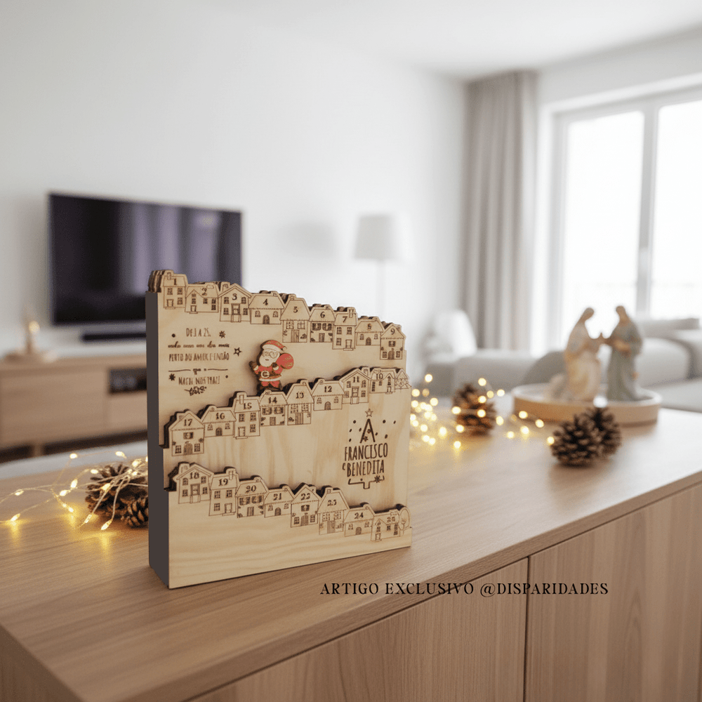 Calendário do Advento Aldeia de Natal