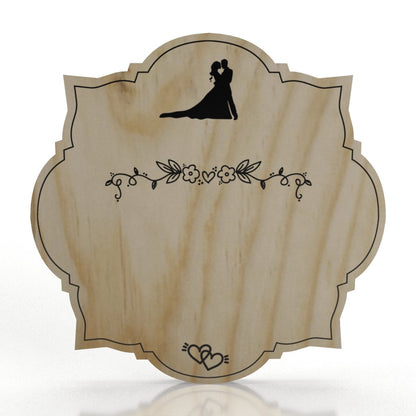 Convite de Casamento Vintage