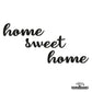 Frase Decorativa "Home Sweet Home"-Produção própria-Cor_Branco,Cor_Carvalho,Cor_Carvalho (natural),Cor_Cinza,Cor_Pinho (natural),Cor_Preto,Cor_Wengué,decoração,Decoração de parede,home,lar,placa parede