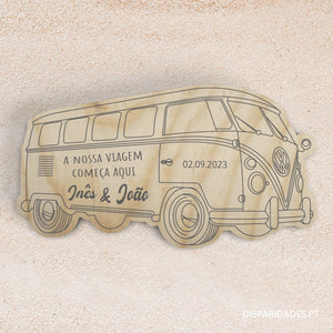 Van de souvenirs "Pão de Sliced" (con imán)