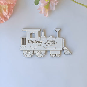 Train souvenir (with magnet)