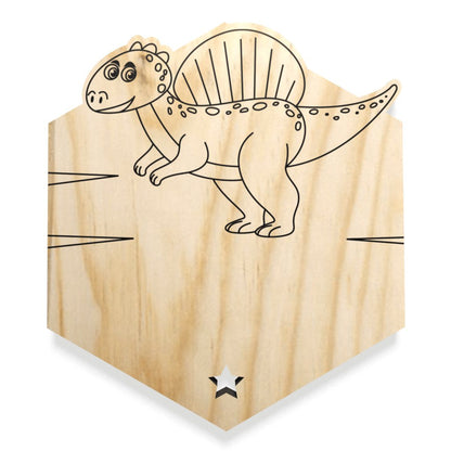 Recuerdo de dinosaurio Spinosaurus (con imán)