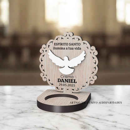 Dove souvenir (with magnet)