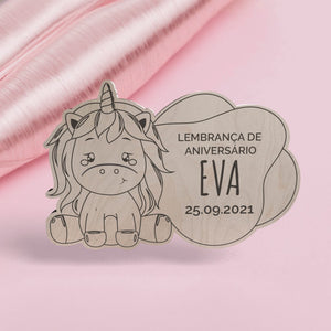 Recuerdo de unicornio (con imán)