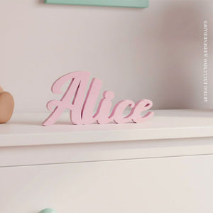 Nome 3D com 25 cm