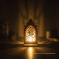 Oratório de Madeira com Vitral | Santo António