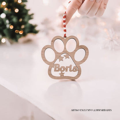 Colgante de Navidad personalizado "Patinha"