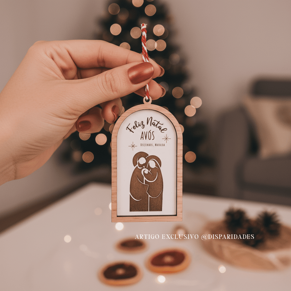 Pendente de Natal Presépio