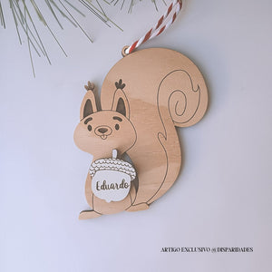 Squirrel Pendant - Bosque Encantado Collection