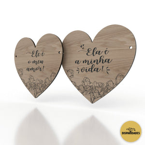 Groom Chair Sign 'Heart in the Garden'