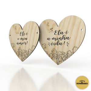 Groom Chair Sign 'Heart in the Garden'
